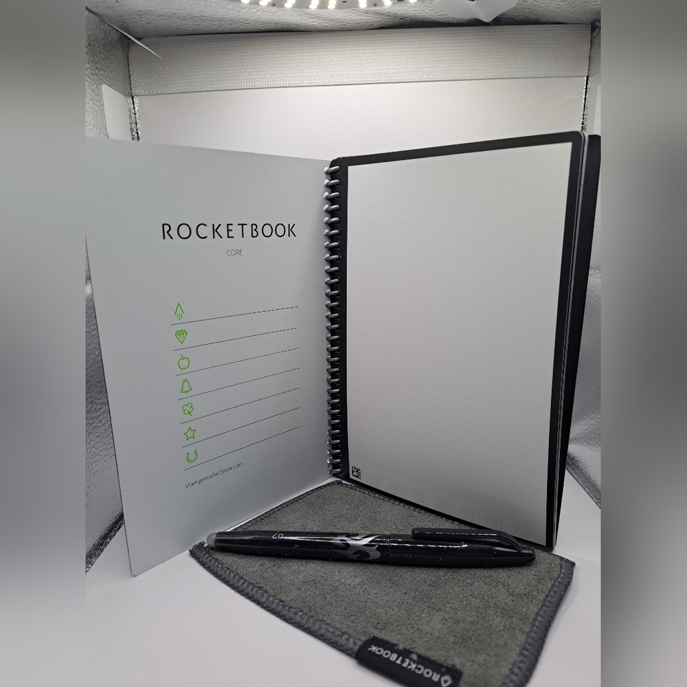 Rocketbook Core 5x7 Reusable Smart Notebook~Brand New